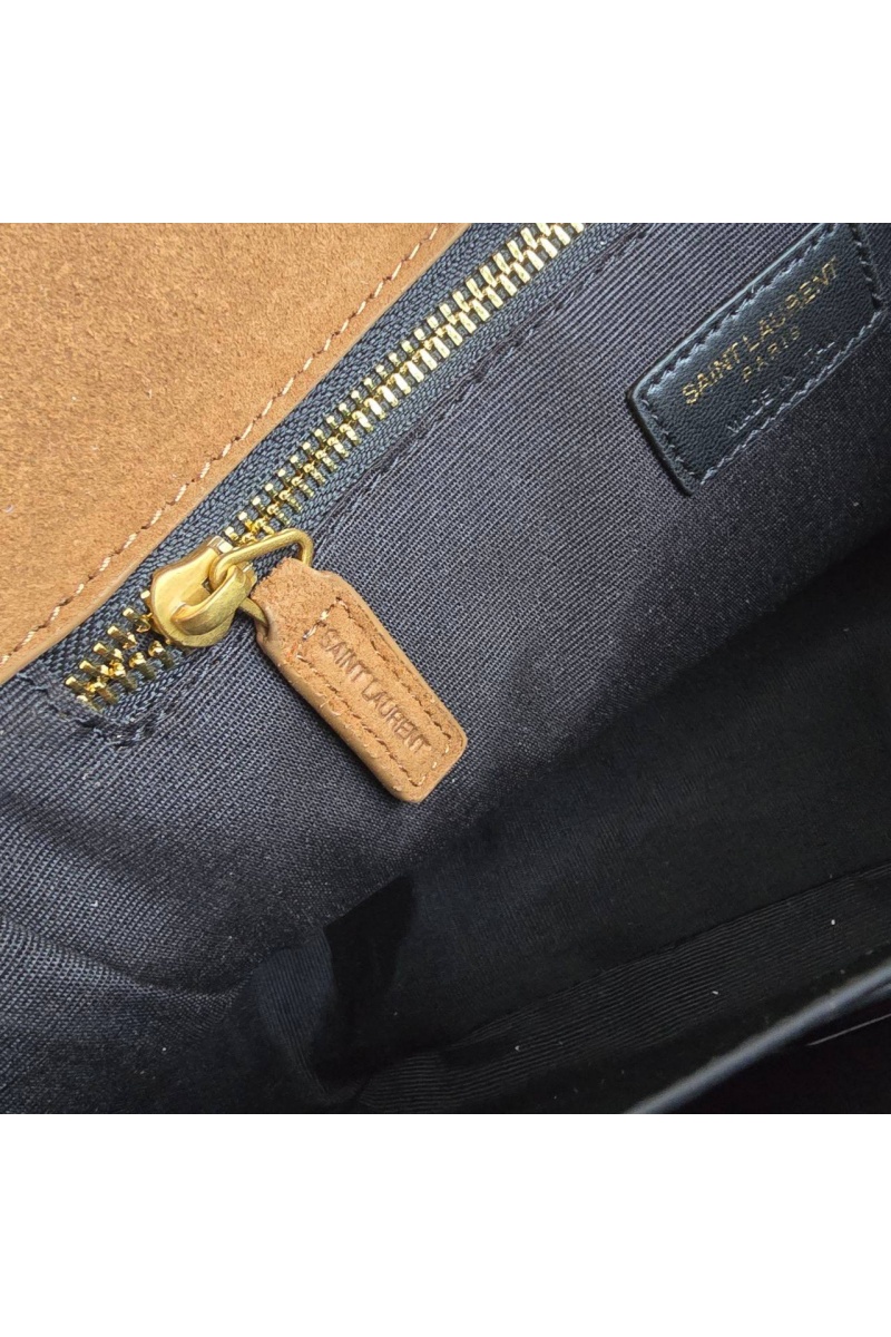 Yves Saint Laurent Замшевая сумка 28x21 см