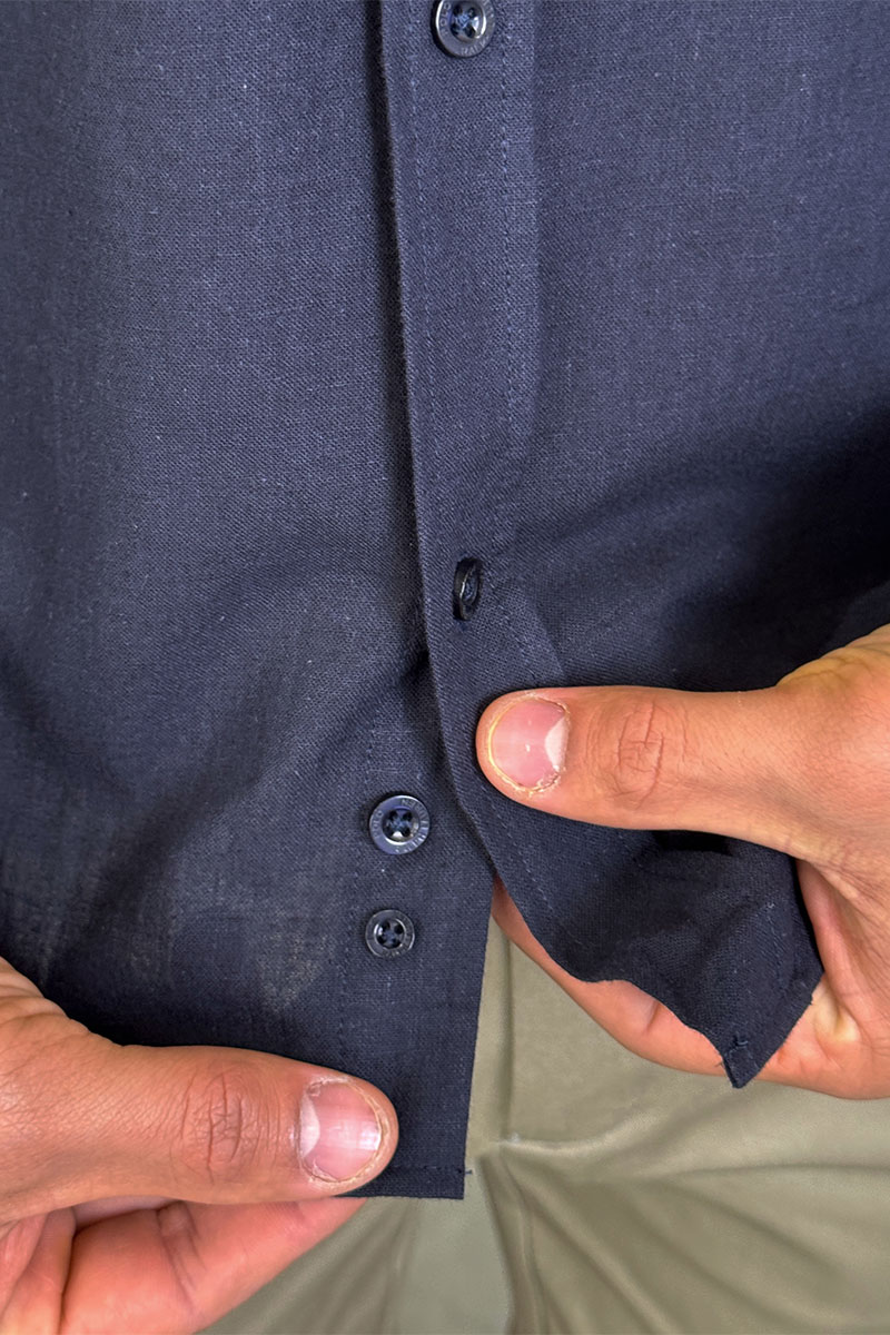 Polo Ralph Lauren Мужская рубашка тёмно-синего цвета