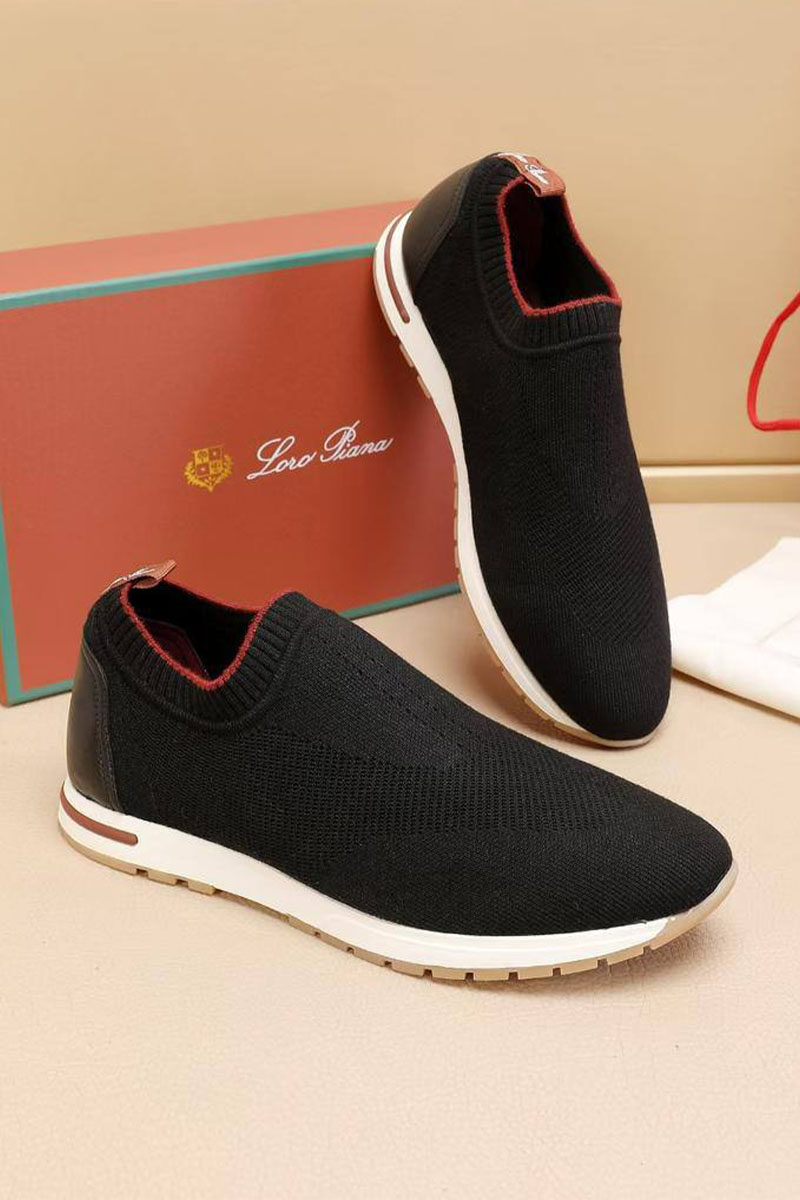 Loro Piana Мужские текстильные кроссовки Lp Flexy Active - Navy