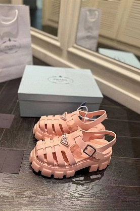 Женские кожаные сандалии Monolith Fisherman - Pink