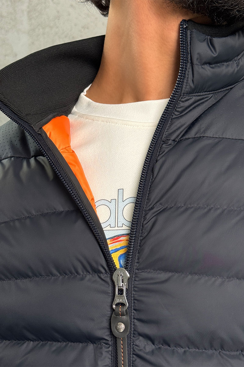 Designer Clothing Мужской тёмно-синий жилет Parajumpers