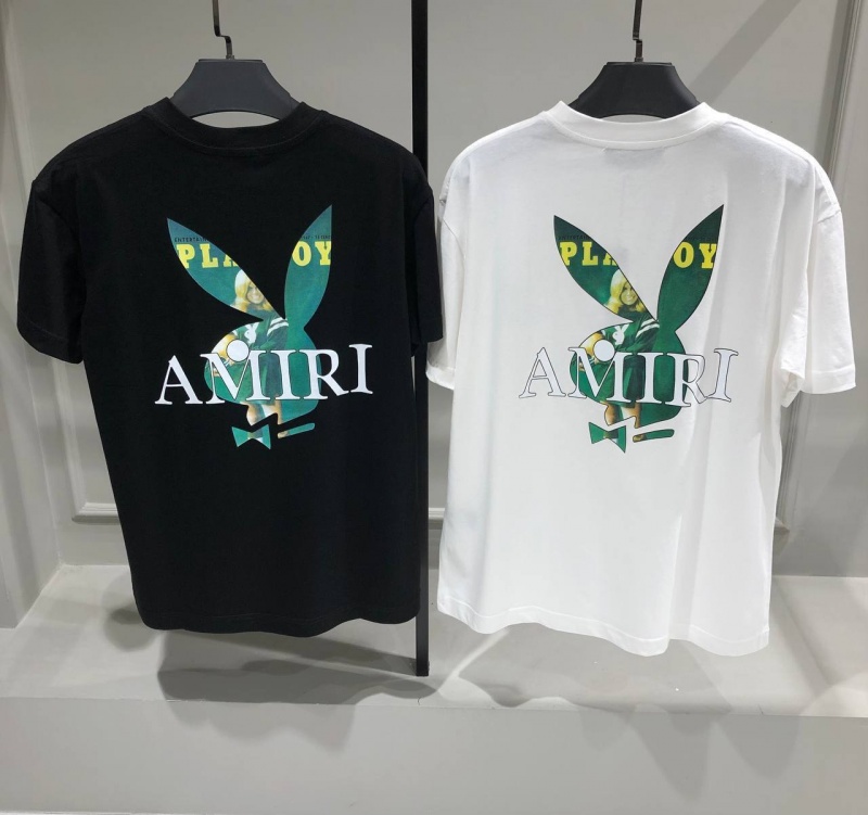 Amiri Чёрная оверсайз футболка Playboy Bunny