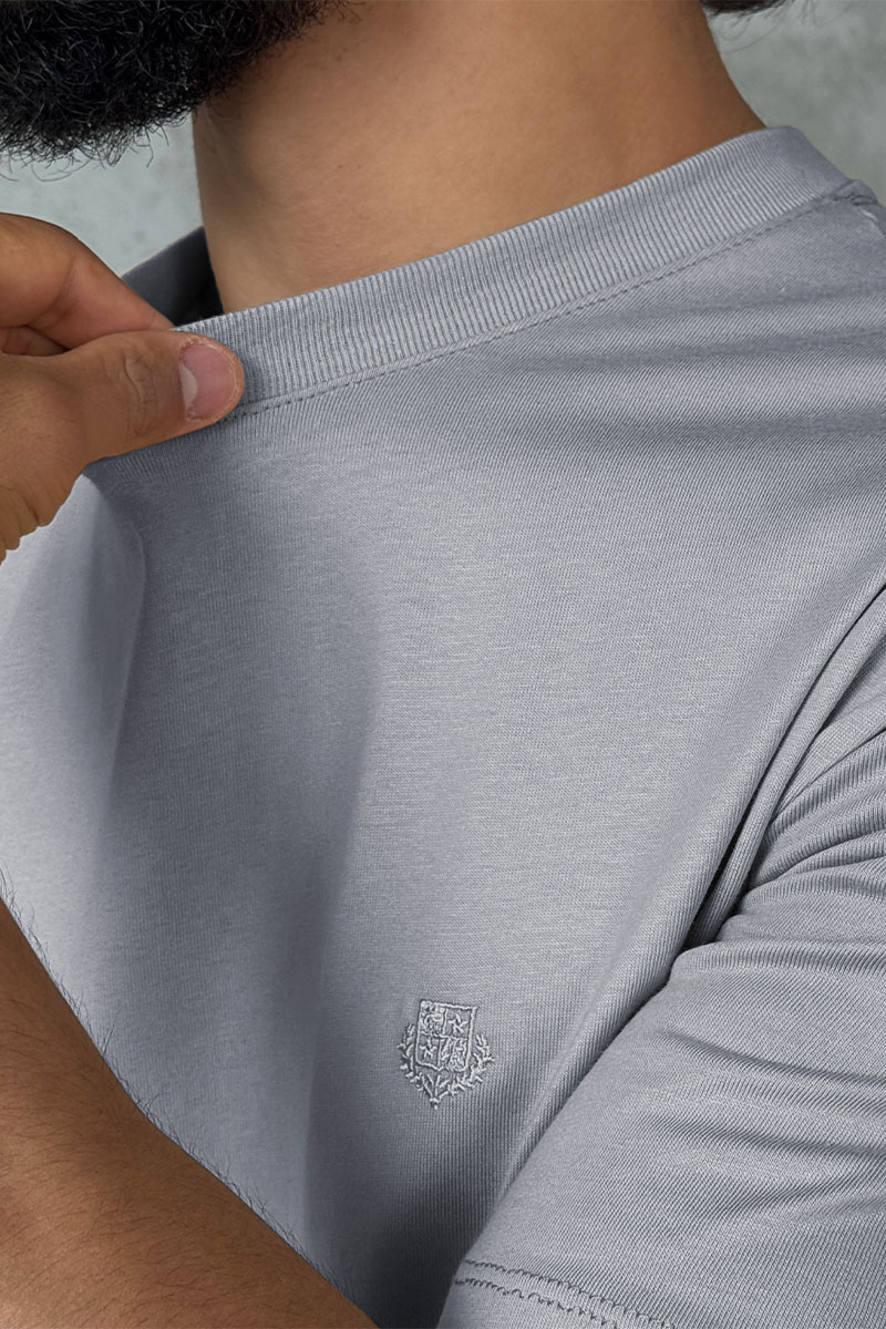 Loro Piana Мужская серая футболка