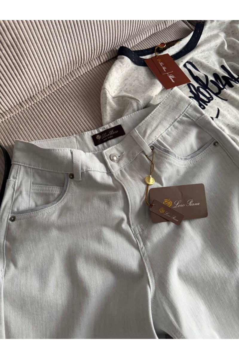 Loro Piana Женские прямые джинсы premium