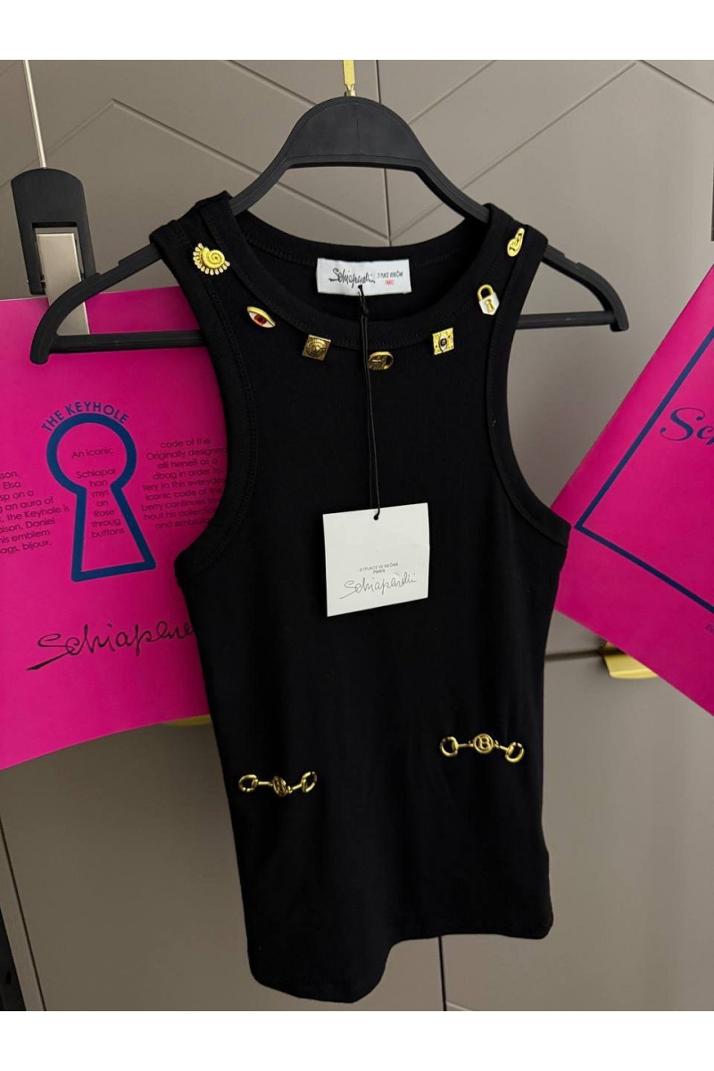 Schiaparelli Женская майка premium - Black