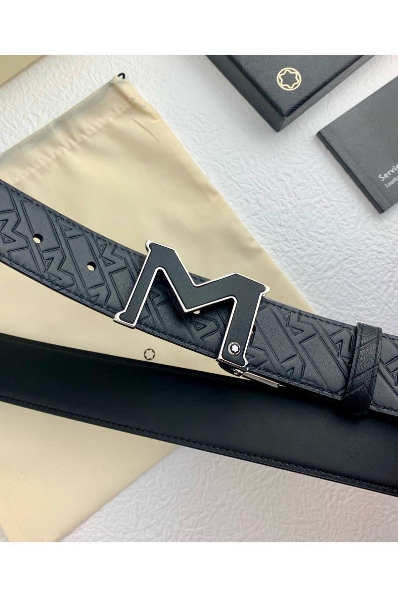 Montblanc Двусторонний кожаный ремень Premium (ширина 3.5 см)