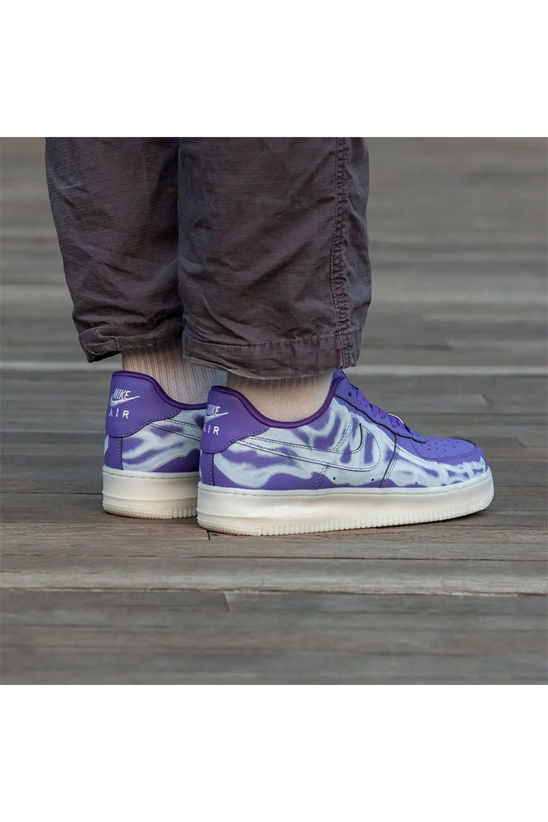 Nike Кроссовки AF1 Low "Skeleton" - Purple