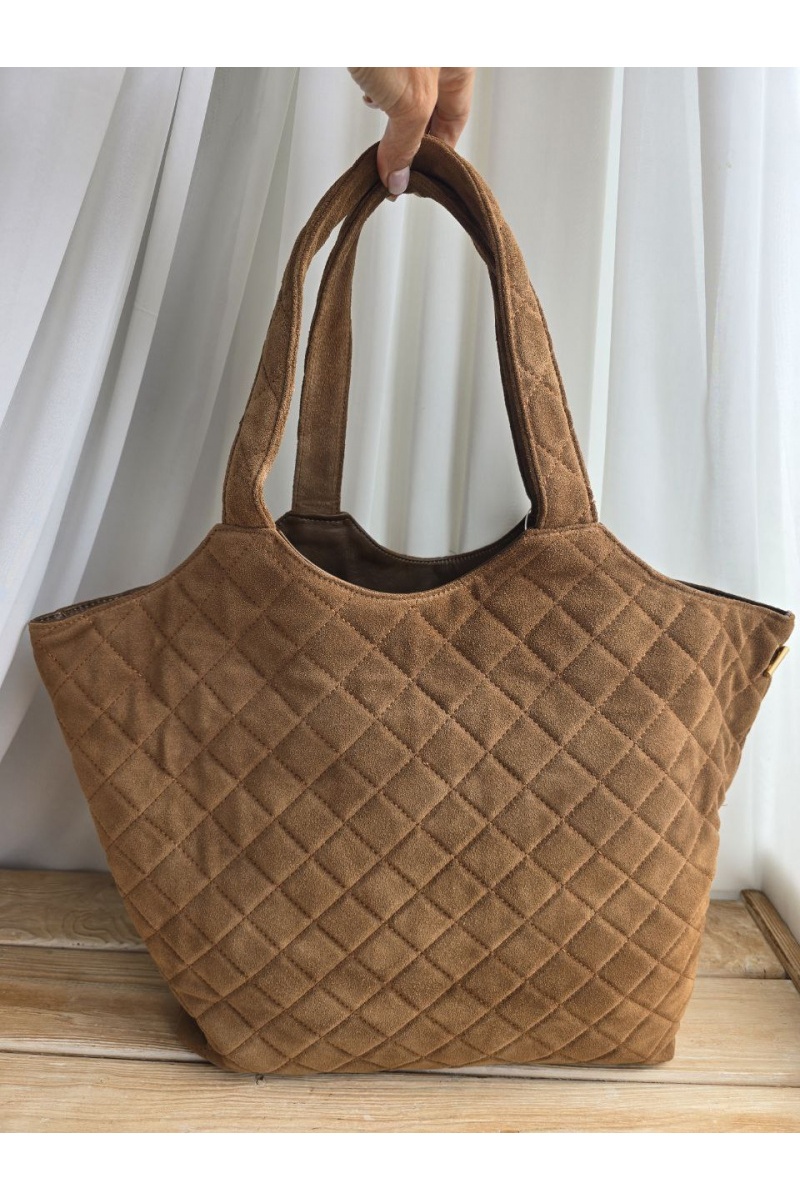 Yves Saint Laurent Замшевая сумка Icare 45x35 см