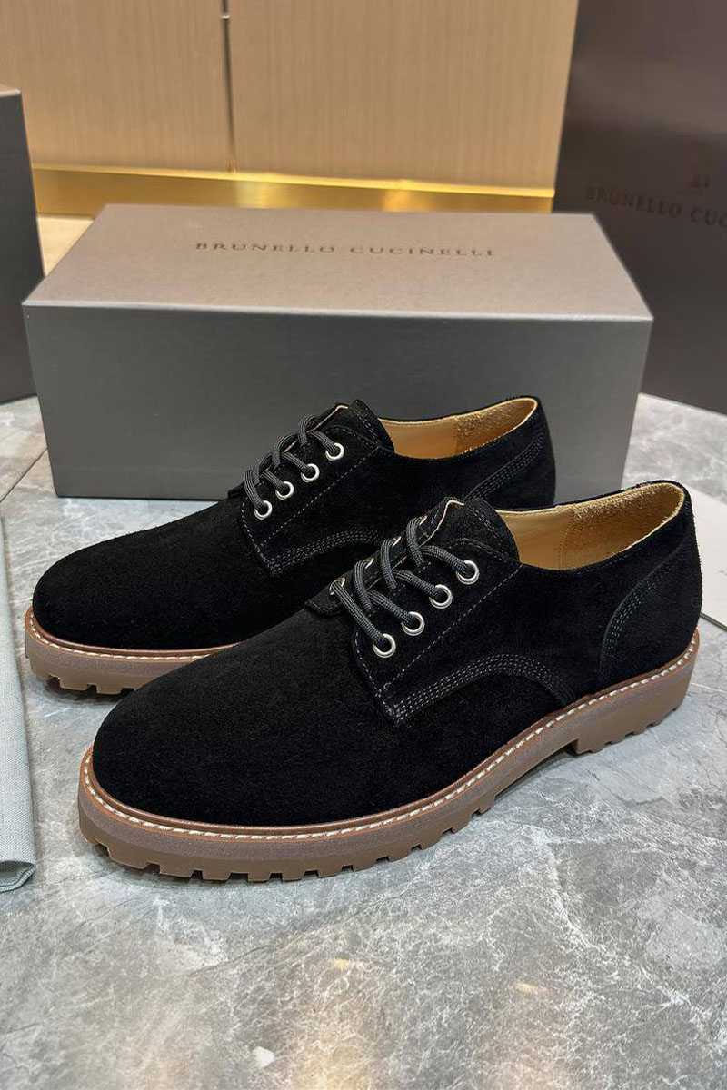 Brunеllо Сuсinеlli Замшевые ботинки чёрного цвета