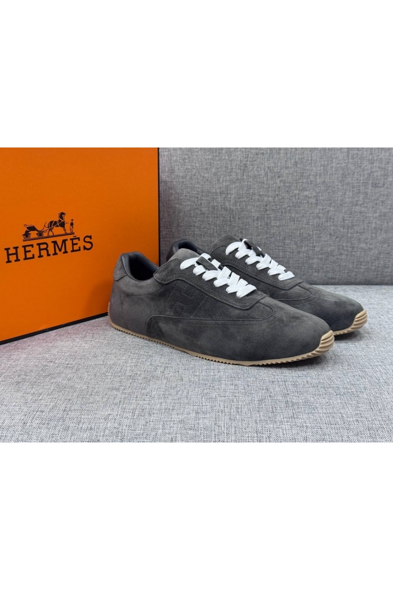 Hermes Мужские замшевые кроссовки Master