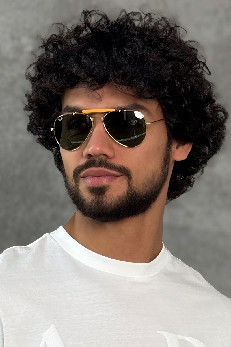 Ray-Ban Солнцезащитные очки Outdorsman - Green / Gold