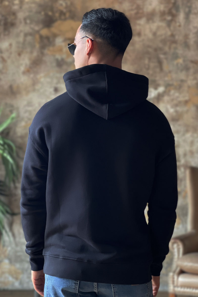 Palm Angels Мужское худи Leopard Teddy Bear - Black