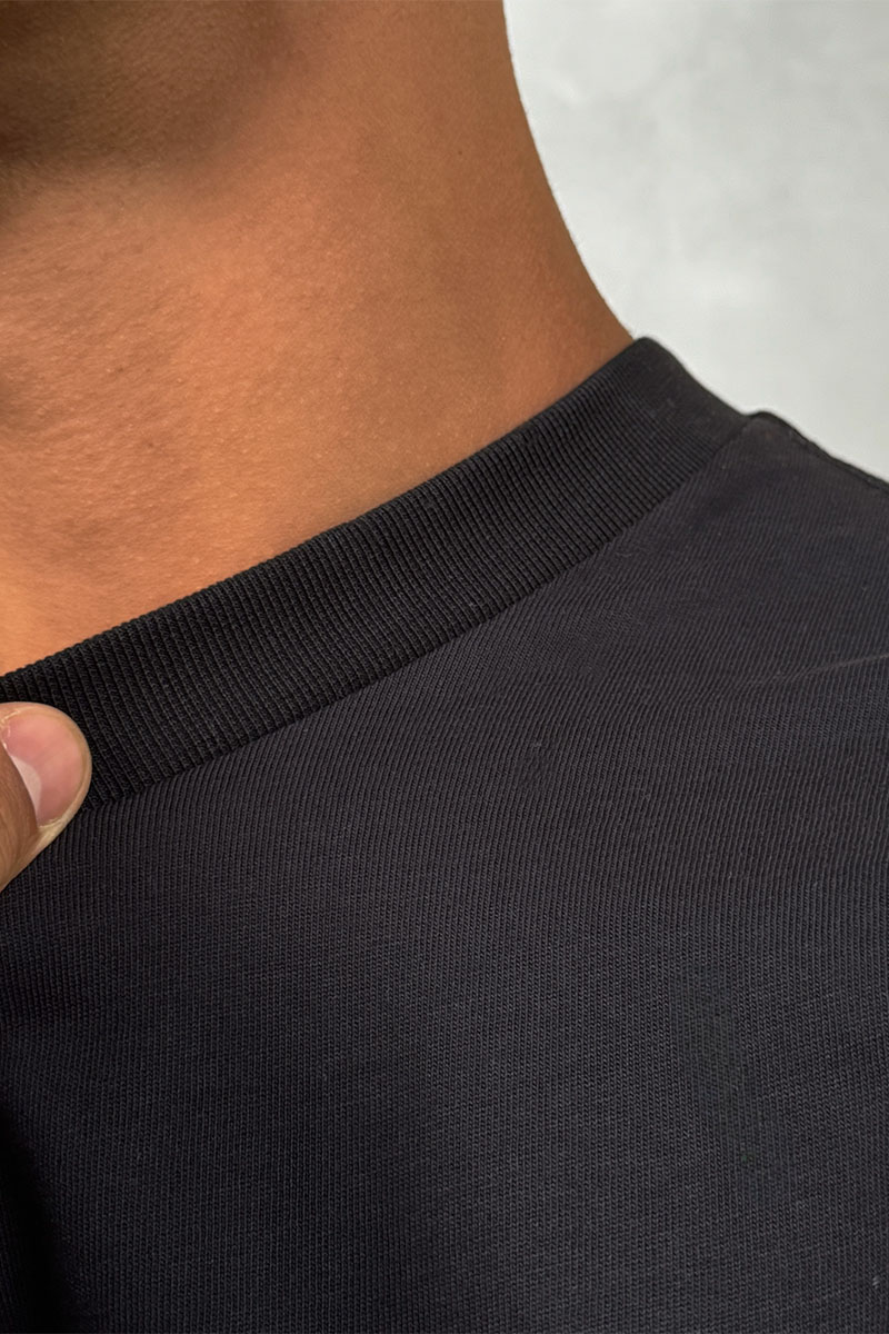 Balenciaga Чёрная оверсайз футболка