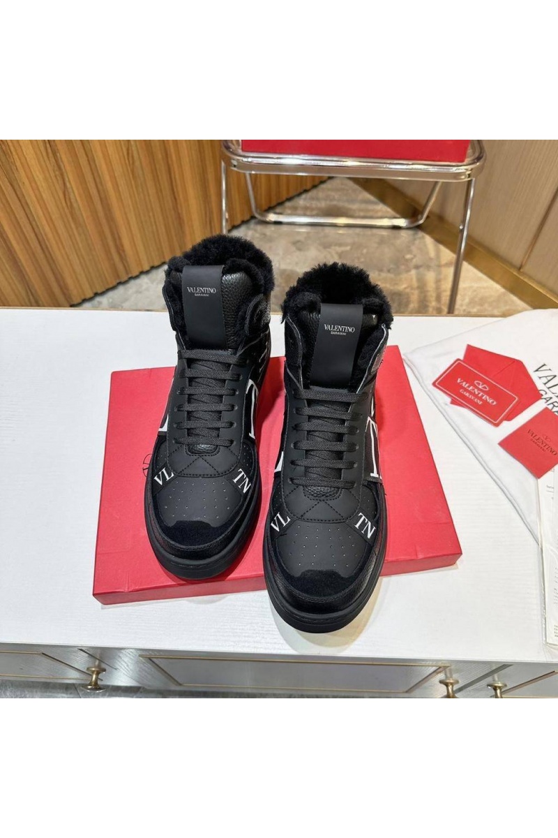 Valentino Кроссовки с мехом VL7N high-top 