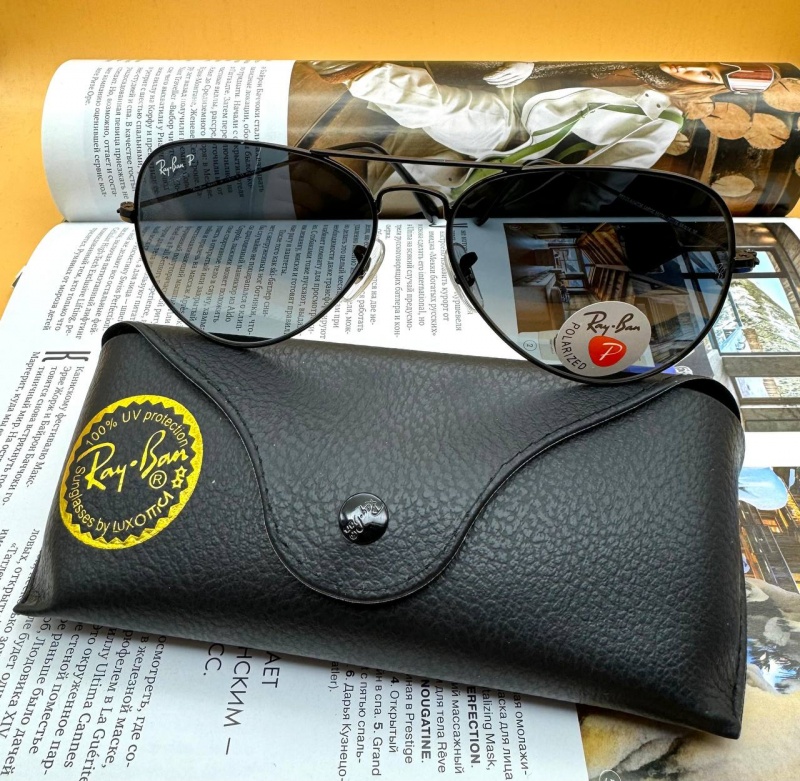 Ray-Ban Солнцезащитные очки Aviator Large Metal - Black