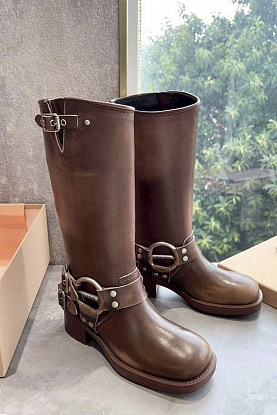 Женские кожаные сапоги Ankle Premium