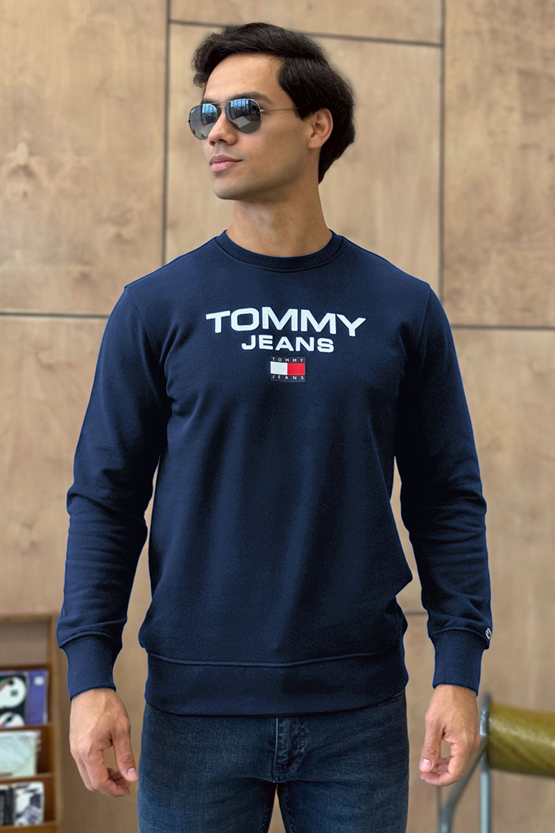 Tommy Hilfiger Синий свитшот logo-print 