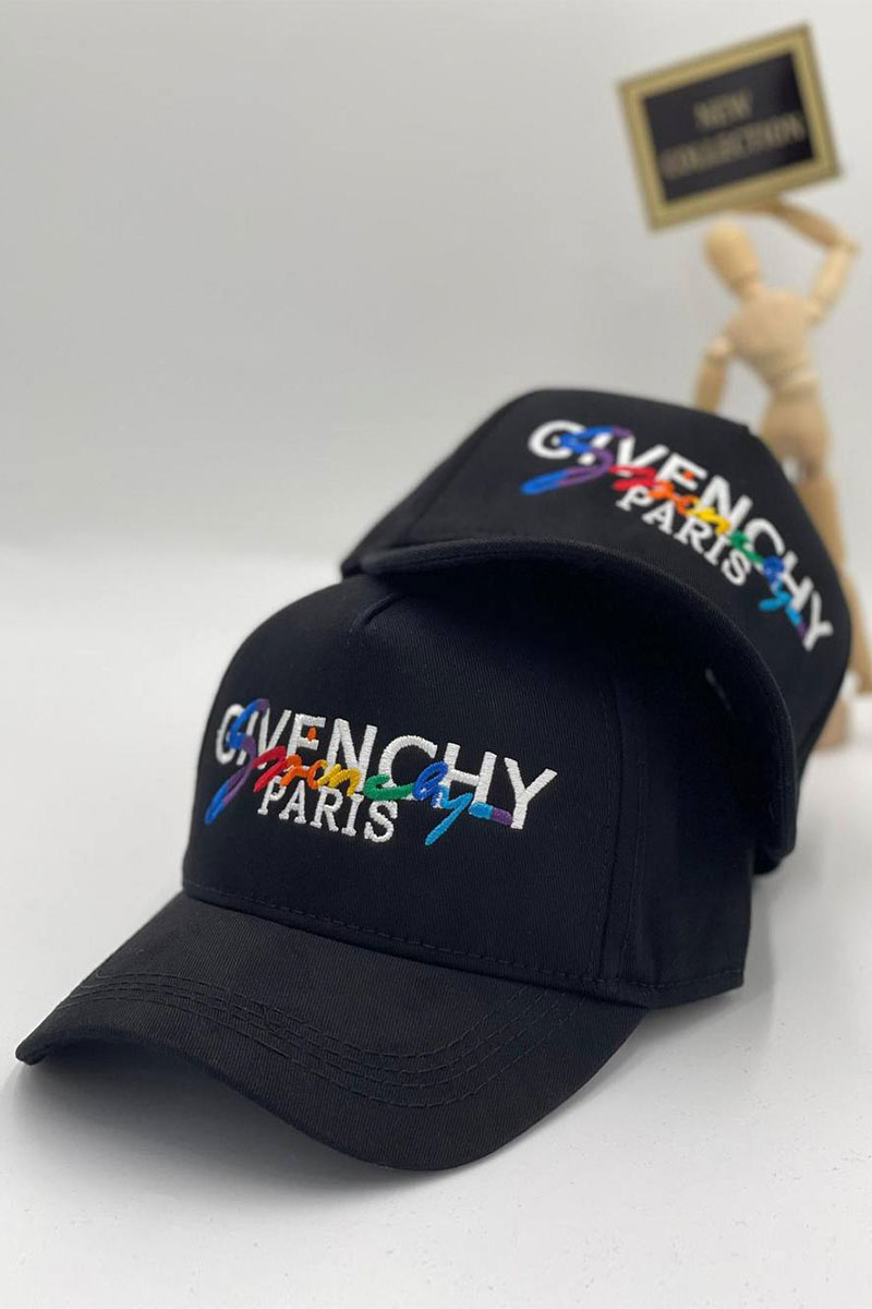Givenchy Чёрная бейсболка Paris