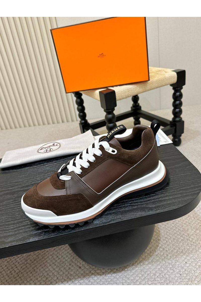 Hermes Мужские кроссовки Leader - Brown