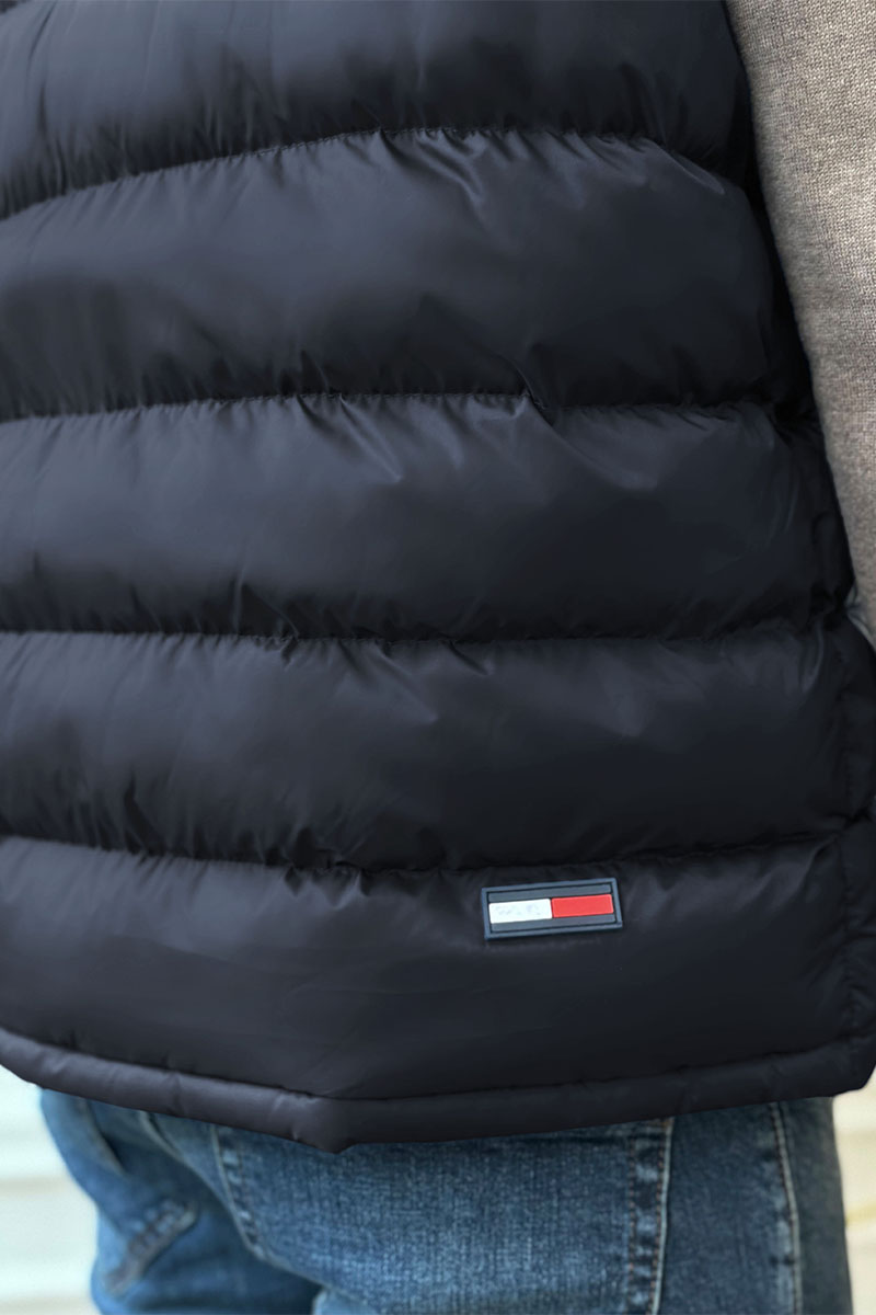 Tommy Hilfiger Тёмно-синий жилет embroidered-logo