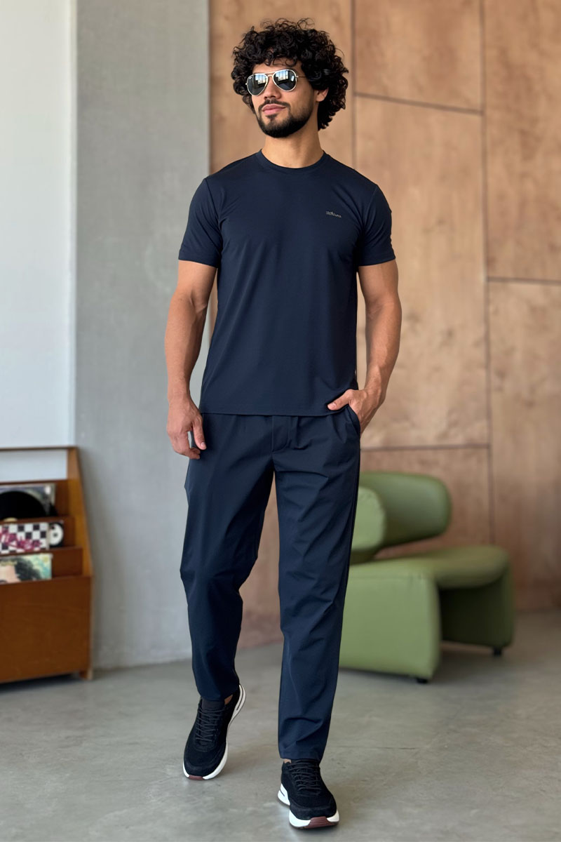 Prada Мужские штаны тёмно-синего цвета