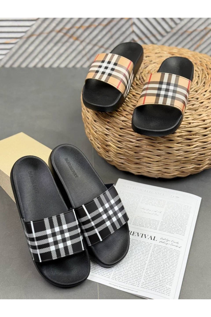 Burberry Мужские шлёпанцы Furley Check