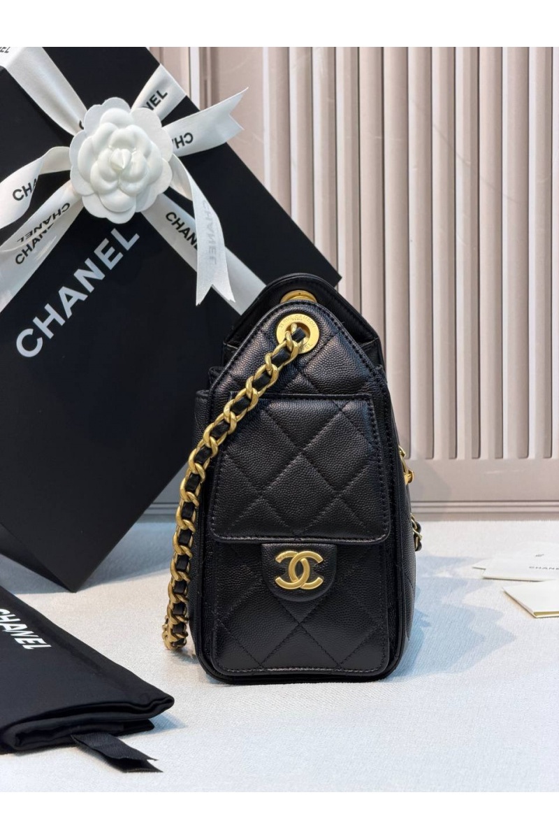 Chаnеl Кожаная сумка 25 Mini premium 20x22x12.5 см