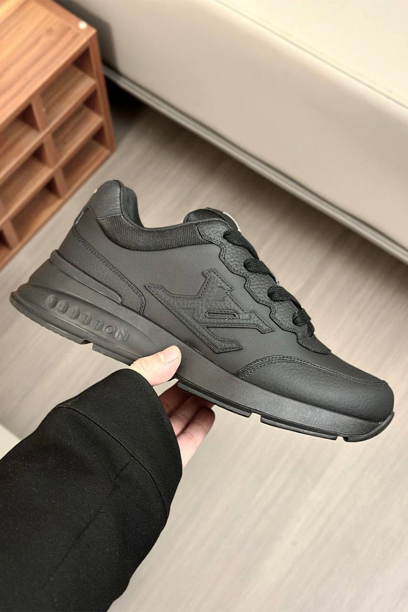Lоuis Vuittоn Кожаные кроссовки Premium - Black