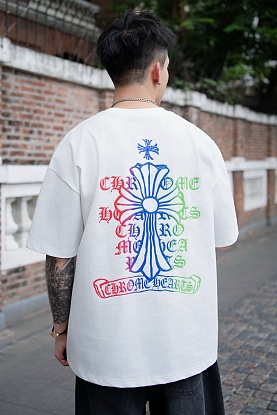 Белая оверсайз футболка Premium