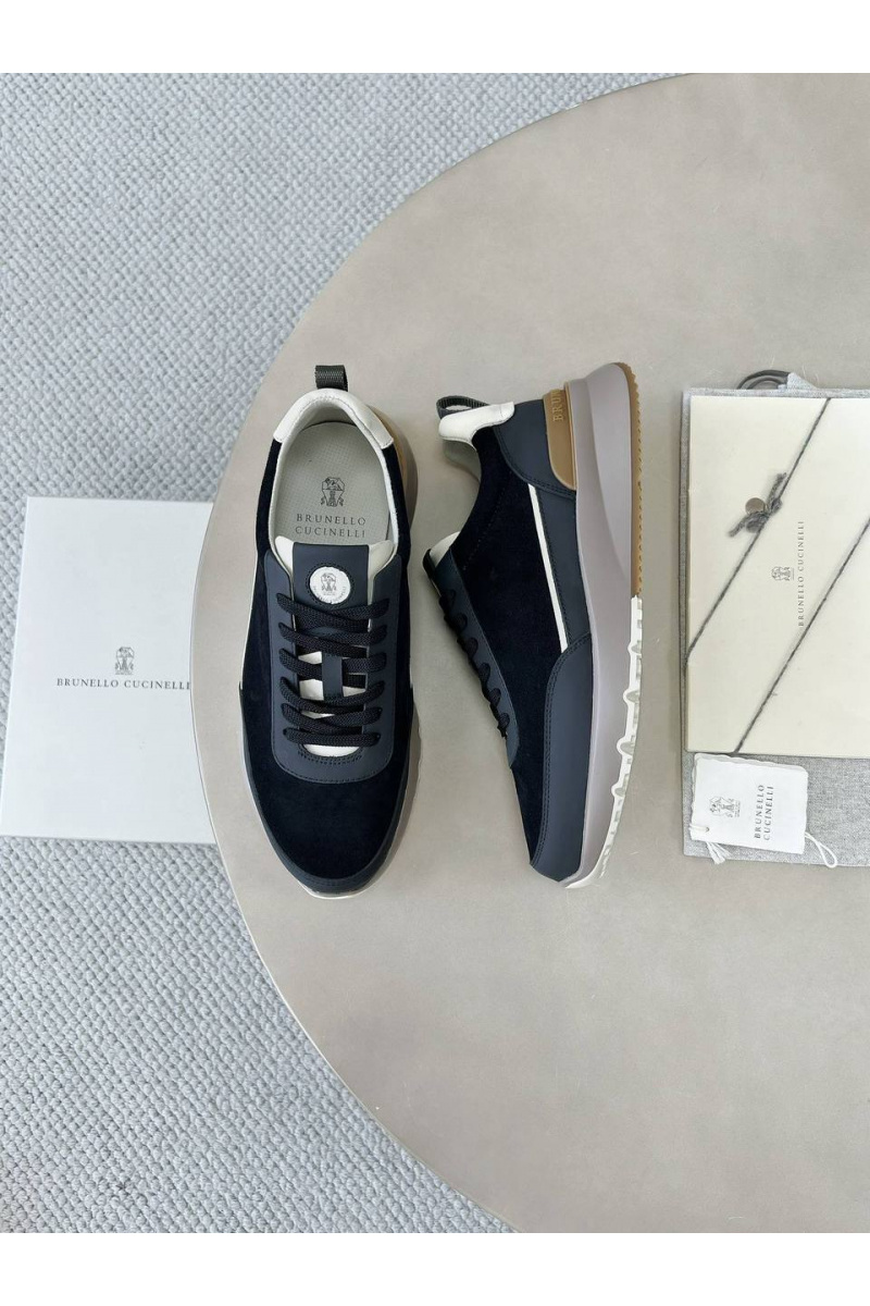 Brunеllо Сuсinеlli Замшевые кроссовки Premium - Black