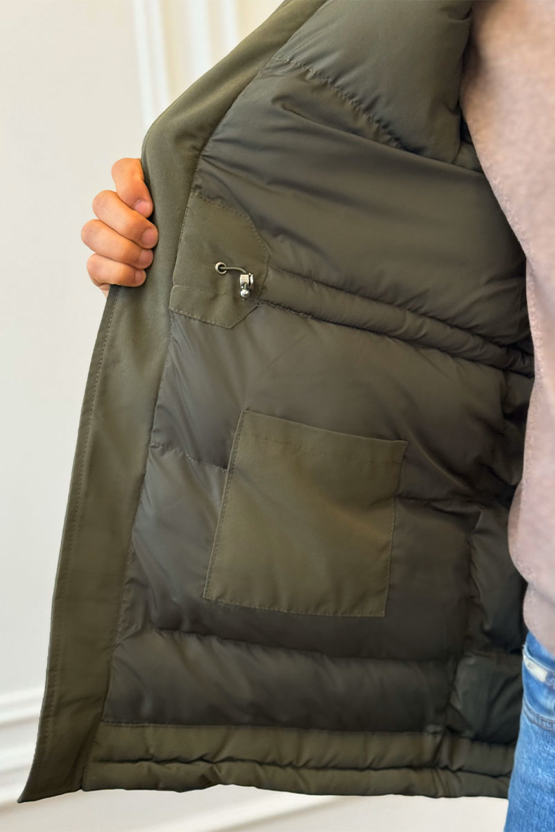 Canada Goose Утеплённая парка Langford - Khaki