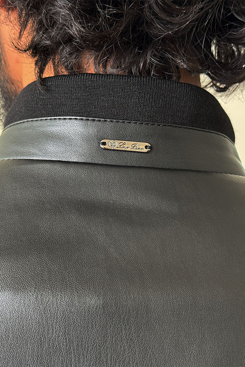 Loro Piana Мужская кожаная куртка 