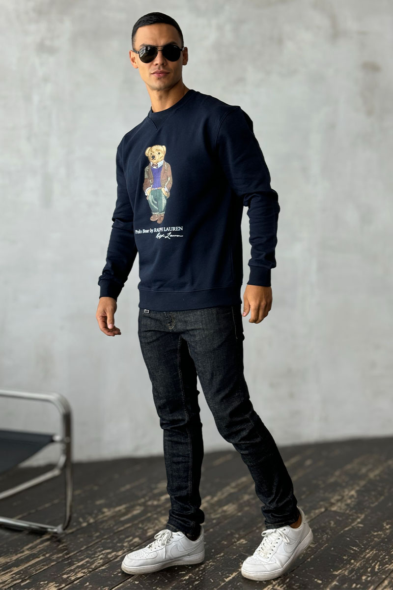 Polo Ralph Lauren Тёмно-синий свитшот "Bear"