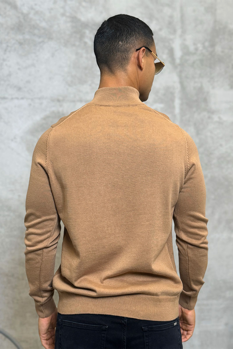 Loro Piana Мужская кофта zip neck - Brown