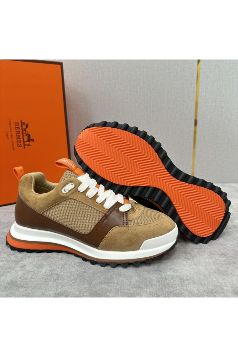 Hermes Мужские кроссовки Leader - Brown