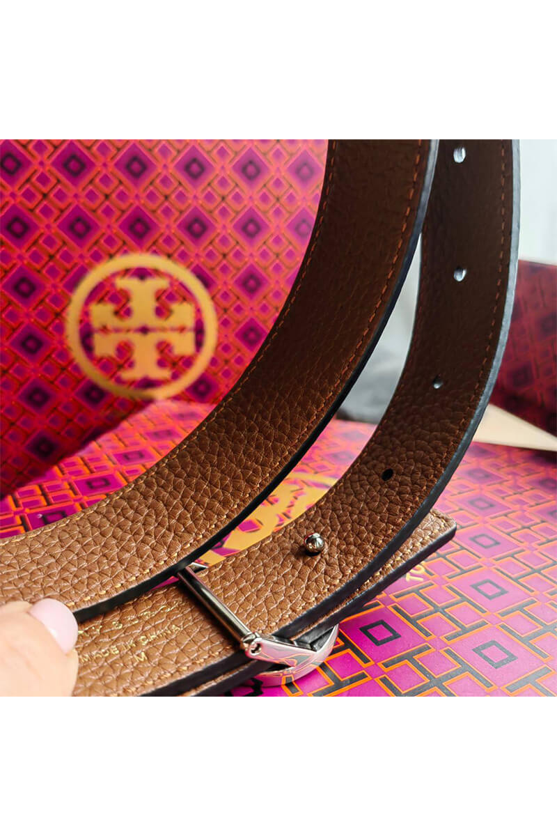 Designer Clothing Двусторонний кожаный ремень Tory Burch - длина 80 / 85 см (2 расцветки)