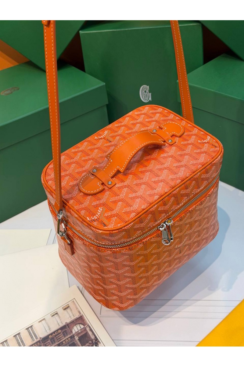 Designer Clothing Кожаная сумка Goyard Muse Vanity Case ​premium 20x16x14 см
