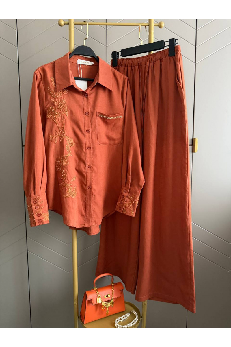 Zimmermann Женский льяной костюм premium