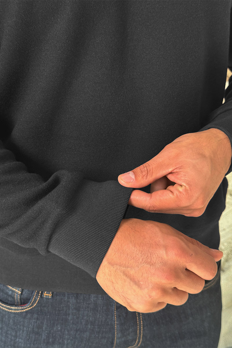 Moncler Мужской свитшот logo-patch - Grey