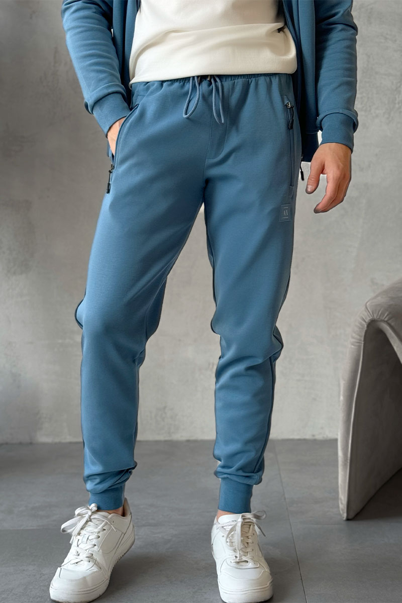 Emporio Armani EA7 Спортивный костюм logo-patch - Blue