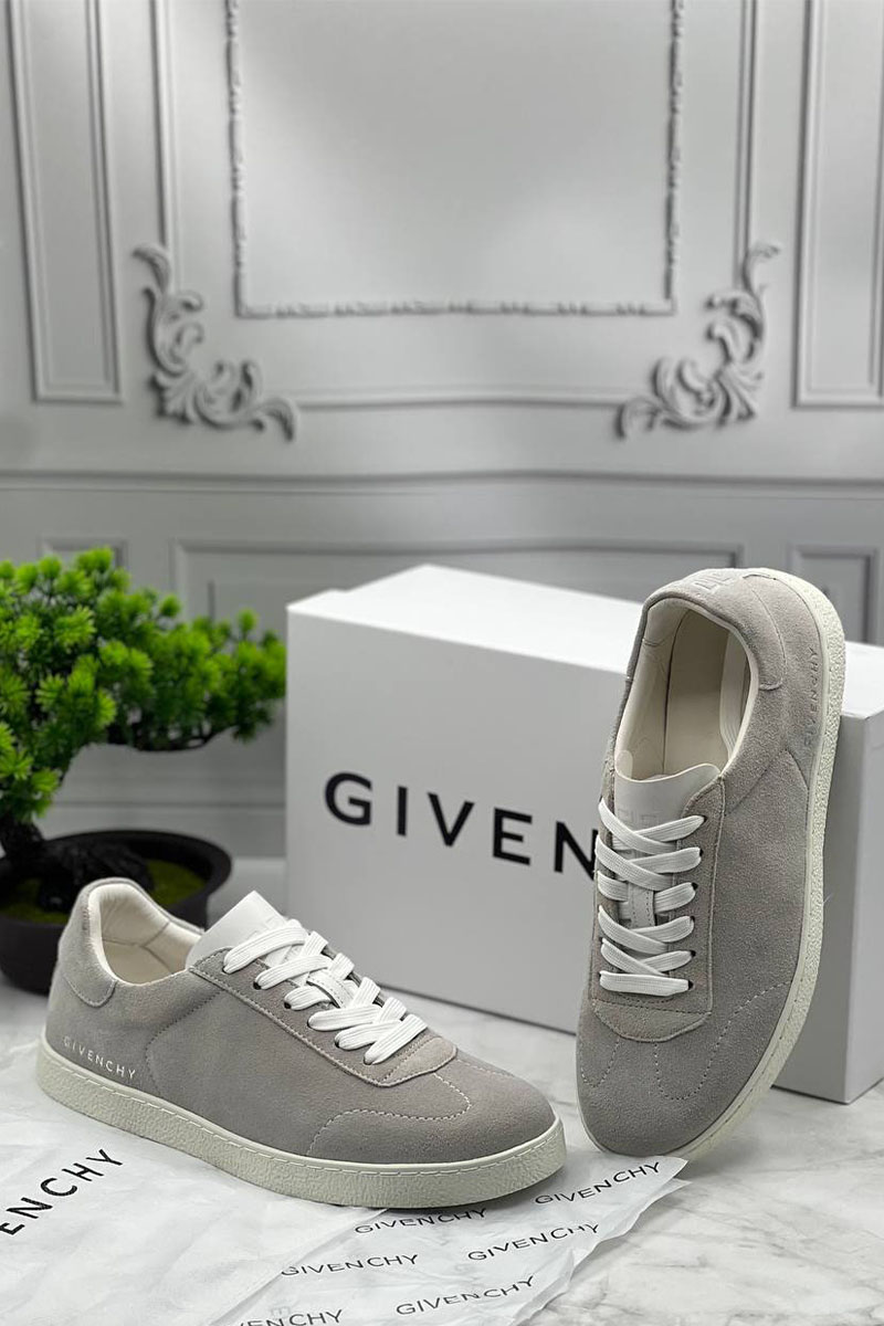 Givenchy Мужские замшевые кроссовки Town - Grey