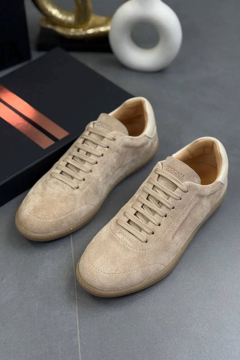 Zegna Мужские замшевые кроссовки "232"