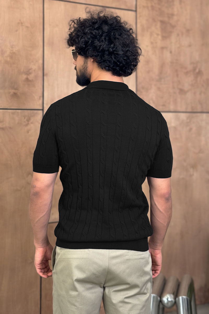 Polo Ralph Lauren Мужское чёрное поло 