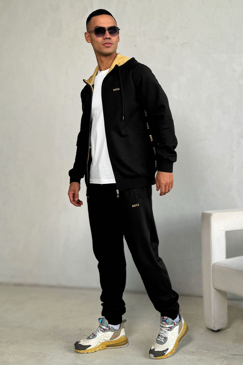 Hugо Воss Мужской чёрный костюм