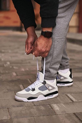 Кроссовки AJ4 Retro "Military Black"