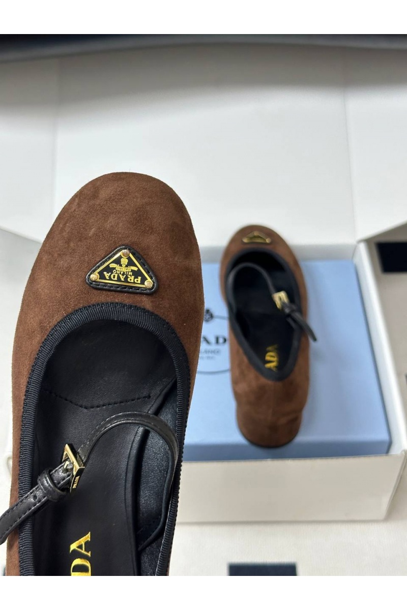 Prada Женские замшевые туфли premium