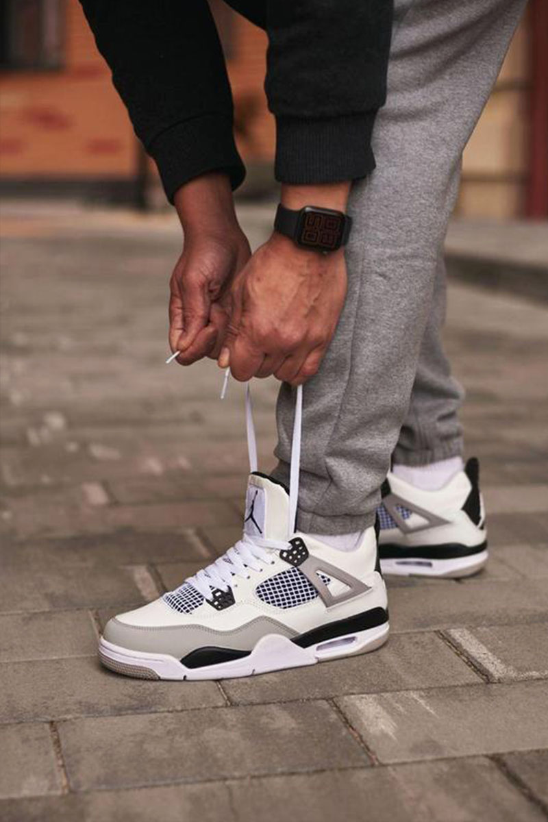 Nike Кроссовки AJ4 Retro "Military Black"