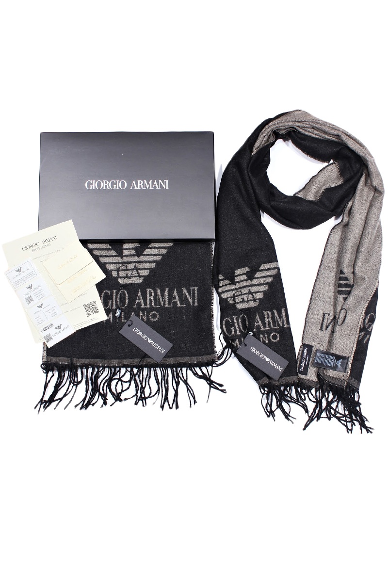 Emporio Armani EA7 Брендовый шарф с логотипом 185x35 см
