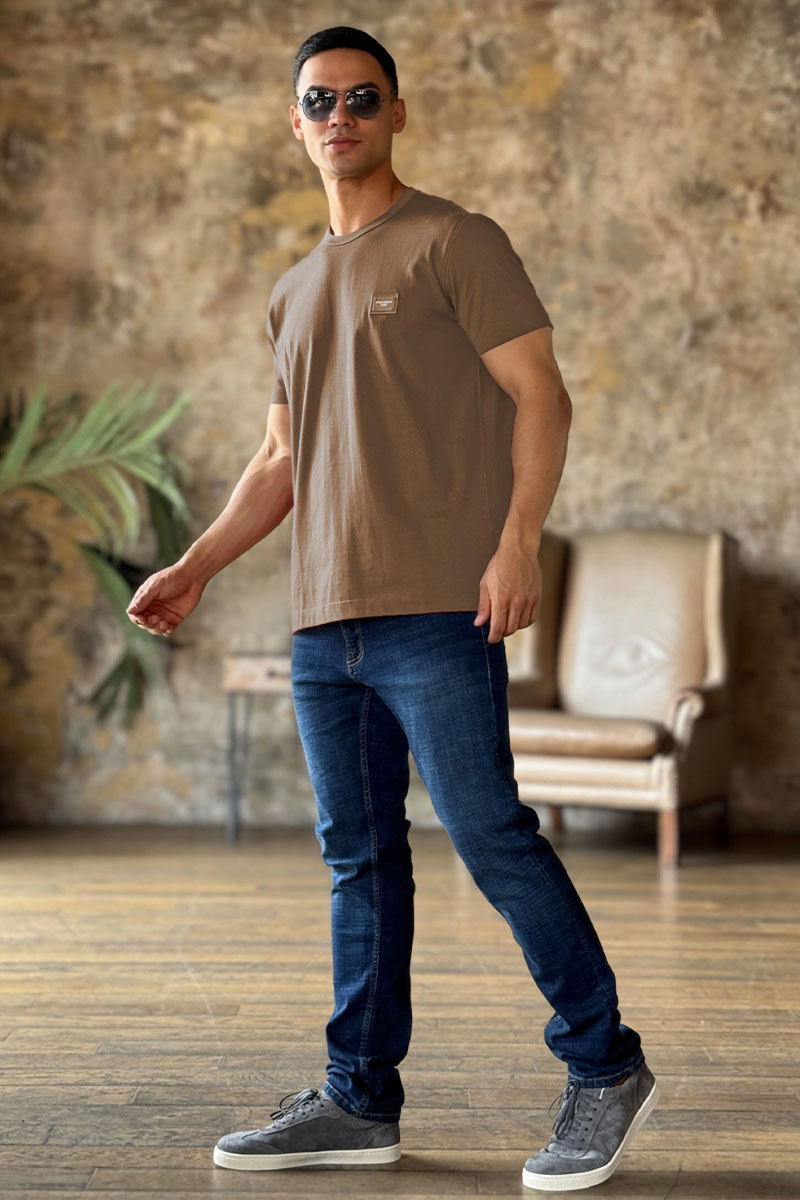 Dоlсе & Gаbbаnа Мужская футболка Premium - Сoffee