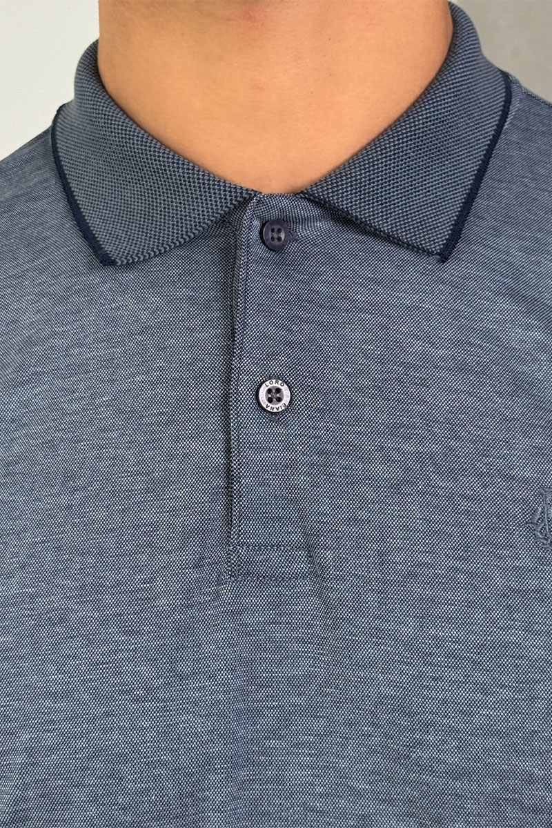 Loro Piana Мужское поло цвета индиго